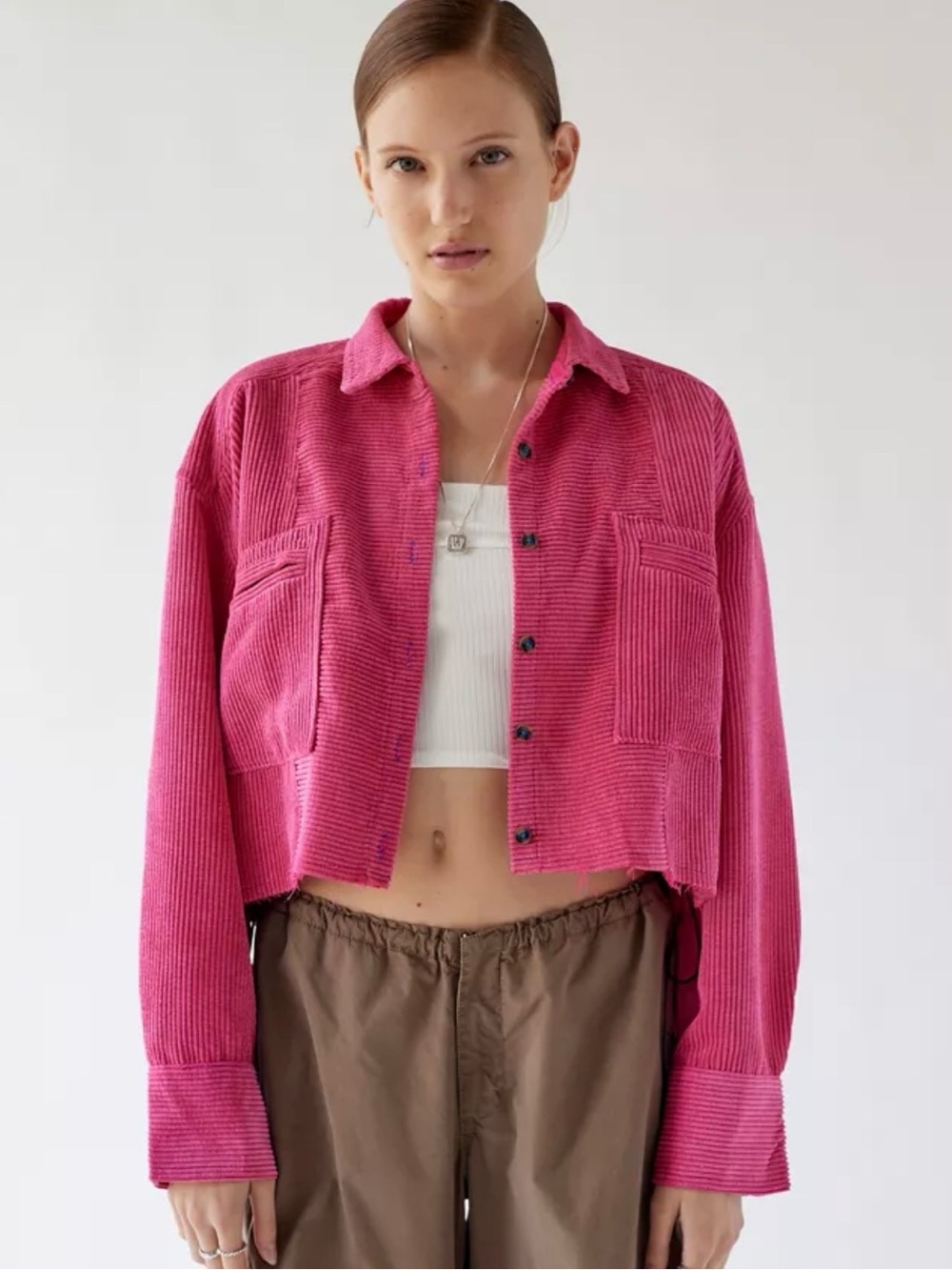 BDG Button Down Shirt Super Soft Corduroy